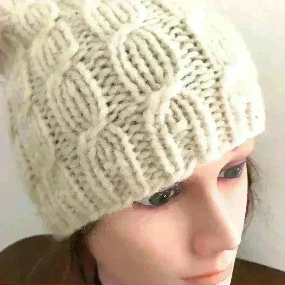 Handmade Pure Wool  Hat - Picture 5 of 7